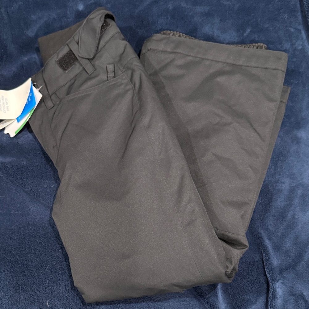 Girls Black Small Snow Pants